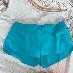 Lululemon electric turquoise speed ups